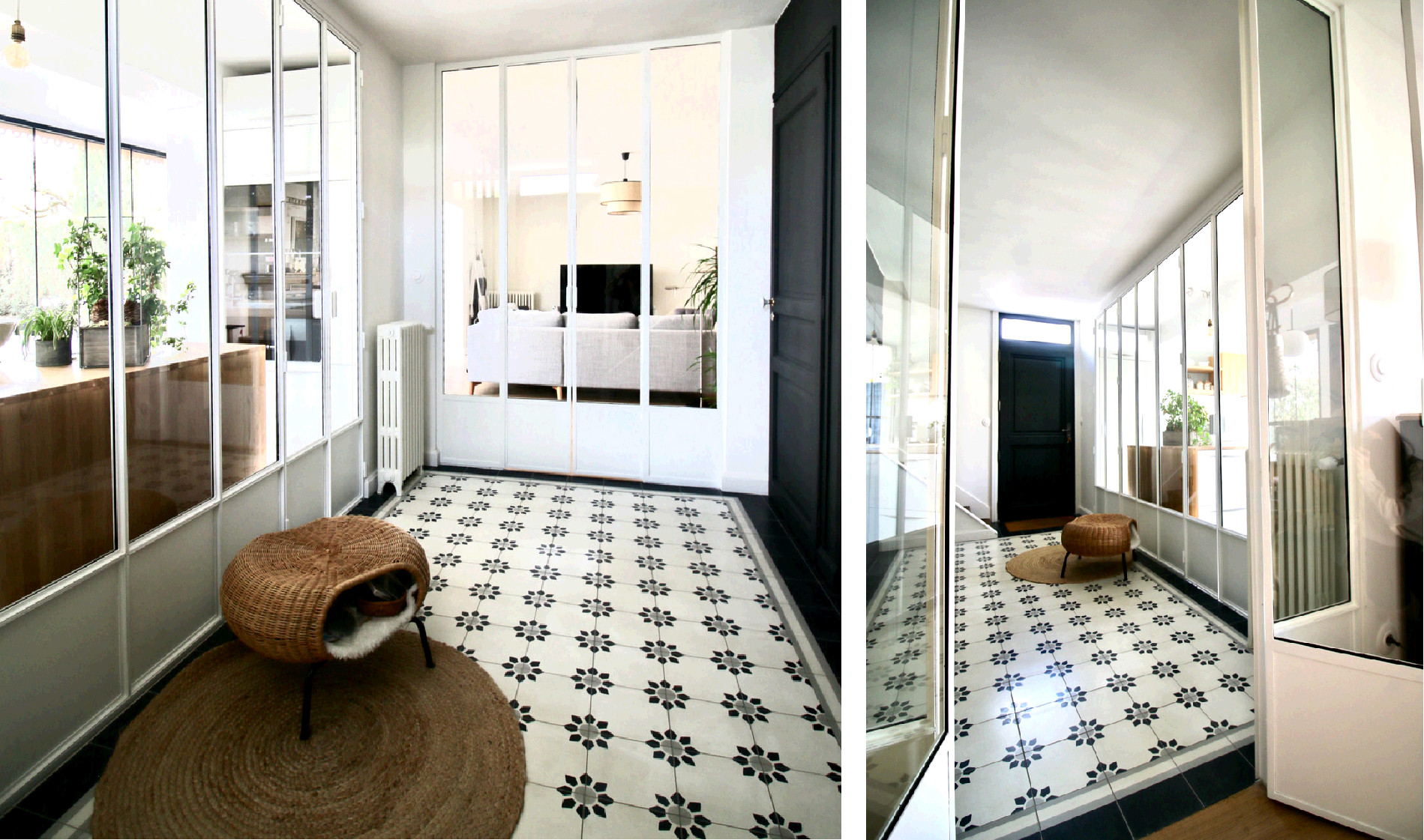 Julie Drevet Architecte d'intérieur Designer : DIJON - EXTENSION D'UNE MAISON POUR UNE AMBIANCE DEDANS / DEHORS