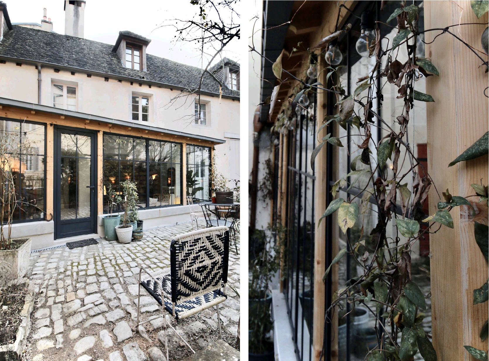 Julie Drevet Architecte d'intérieur Designer : DIJON - VALORISATION / EXTENSION D'UN BÂTIMENT ANCIEN EN CENTRE HISTORIQUE