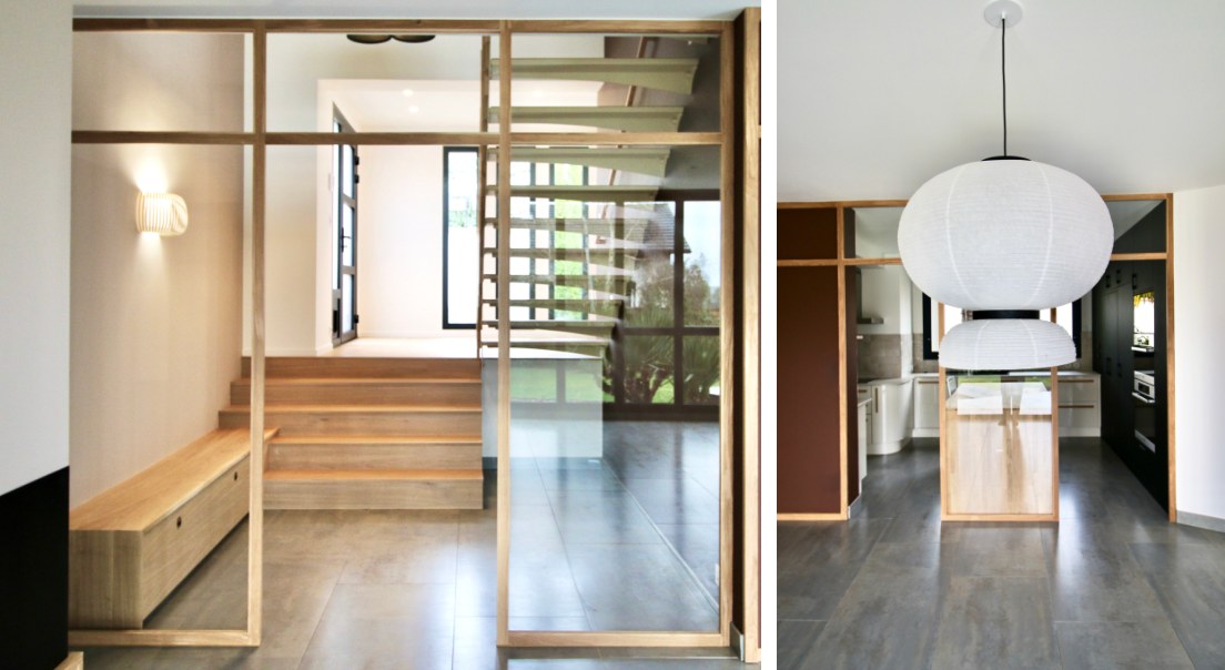 Julie Drevet Architecte d'intérieur Designer : TRANSFORMATION D'UNE MAISON D'ARCHITECTE À FONTAINE-LÈS-DIJON