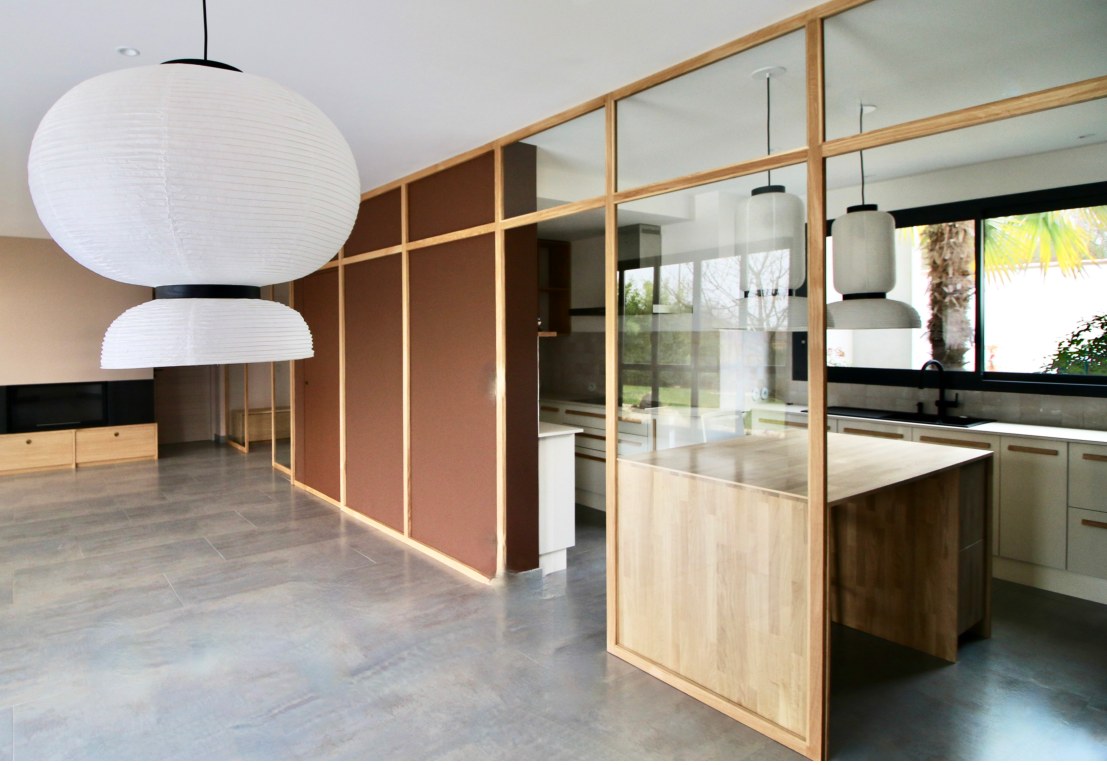 Julie Drevet Architecte d'intérieur Designer : TRANSFORMATION D'UNE MAISON D'ARCHITECTE À FONTAINE-LÈS-DIJON