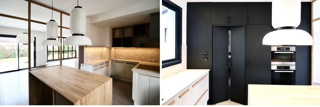 Julie Drevet Architecte d'intérieur Designer : TRANSFORMATION D'UNE MAISON D'ARCHITECTE À FONTAINE-LÈS-DIJON