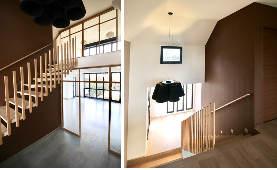 Julie Drevet Architecte d'intérieur Designer : TRANSFORMATION D'UNE MAISON D'ARCHITECTE À FONTAINE-LÈS-DIJON