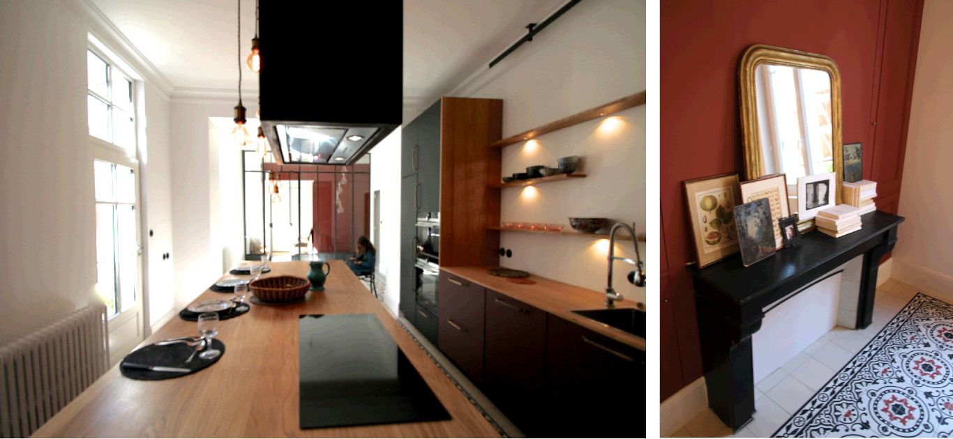 Julie Drevet Architecte d'intérieur Designer : CONDORCET- Rénovation d'un vaste appartement ancien